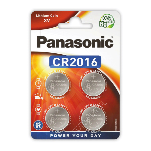 bateria 4szt panasonic cr2016/4 zdjęcie 1