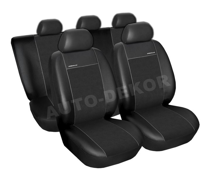 Pokrowce miarowe Premium do Mitsubishi Eclipse Cross od 2017r. Czarne zdjęcie 1