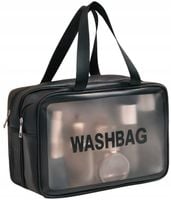 Podwójna Kosmetyczka Podróżna Organizer Podróżny Damska Męska Duża Pojemna