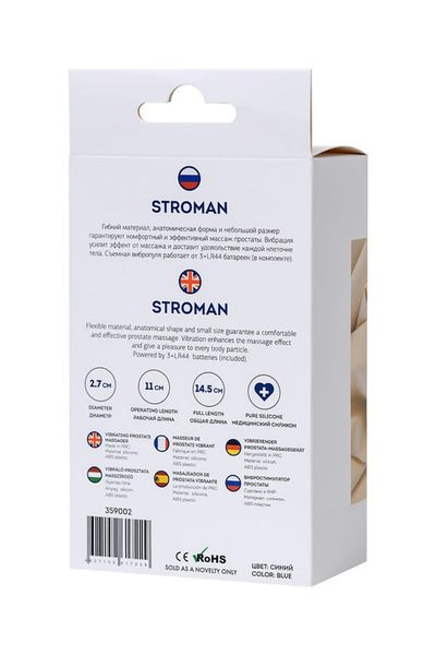 Todo Stroman Blue Vibrating Prostate Massager zdjęcie 6