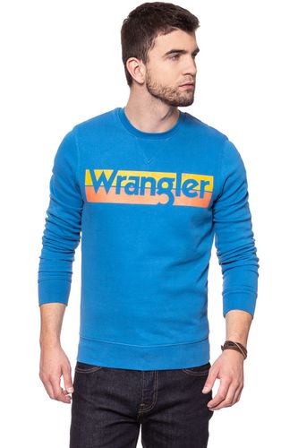 WRANGLER LOGO CREW DEEP WATER W6532HYDF S na Arena.pl