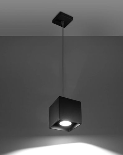 LAMPA wisząca SL.0060 metalowa OPRAWA zwis kostka cube czarna na Arena.pl