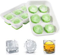 Foremka do kostek lodu silikonowa kostka kulka 2sz