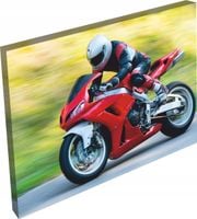 OBRAZ na płótnie MOTOCYKL MOTORY WYŚCIG 120x80