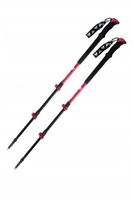 Volven Kije trekkingowe Adventure Pro 65-135 cm aluminiowe - Czerwony