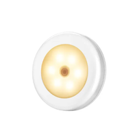 Lampka LED z czujnikiem ruchu na baterie - Ciepła Barwa