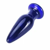 toyjoy shining szklana zatyczka z funkcją wibracji 5 trybow led