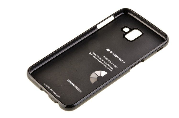 Etui Mercury Goospery Jelly Case do SAMSUNG GALAXY J6+ / J6 Plus czarny zdjęcie 3
