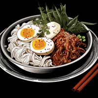 Plakat 50x50cm Ramen w Sztuce