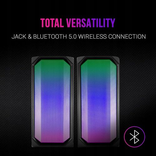 MARS GAMING MSRGB2 Głośnik Bluetooth 15W RGB DSP Kompaktowy Czarny na Arena.pl