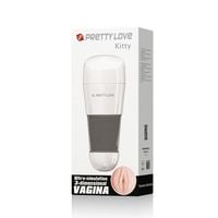 masturbator waginalny pretty love kitty biały