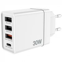 Verbatim USB Wall Charger 30W, White