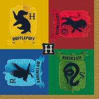 Serwetki papierowe Harry Potter Hogwart Houses, 16 szt.