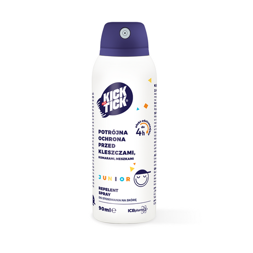 KICK THE TICK JUNIOR Max Repelent Plus spray 90 ml na Arena.pl
