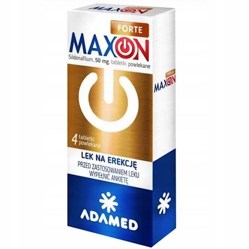MAXON FORTE NA POTENCJĘ 50MG 12 TABLETKI na Arena.pl