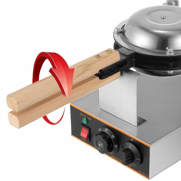 Gofrownica bąbelkowa profesjonalna BUBBLE WAFFLE zdjęcie 6