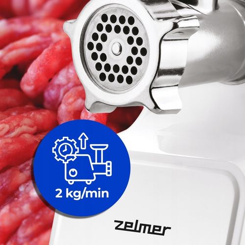 MASZYNKA DO MIELENIA MIĘSA MASZYNA ELEKTRYCZNA ZELMER 1500W 2 KG/MIN na Arena.pl