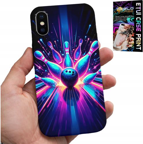 ETUI DO IPHONE XS MAX - KRĘGLE BOWLING STRIKE POKROWIEC, PLECKI na Arena.pl