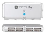 4-PORTOWY HUB TECHLY USB 2.0 HI-SPEED 4X USB-A Z KABLEM 55MM 106114