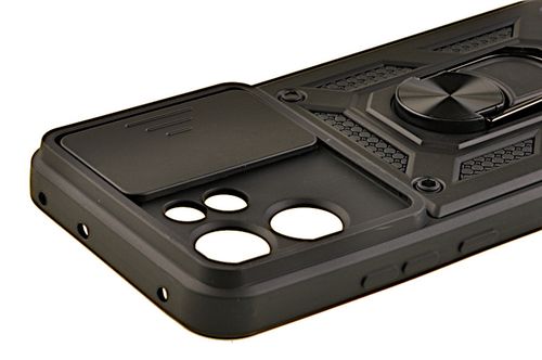 Pancerne etui Armor z osłoną aparatów do Oppo Reno14 F 5G / Reno14 FS 5G czarny na Arena.pl