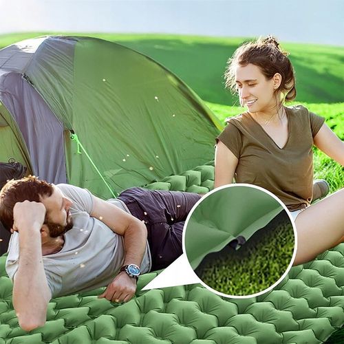 MATA SAMOPOMPUJĄCA KARIMATA MATERAC NAMIOT KEMPING 200 X 67 X 10CM na Arena.pl