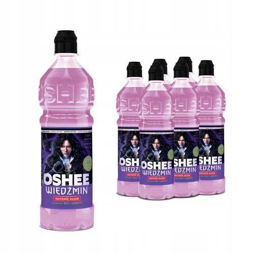 6x OSHEE Isotonic Drink Elixir Wiedźmin bez - agrest 750 ml na Arena.pl
