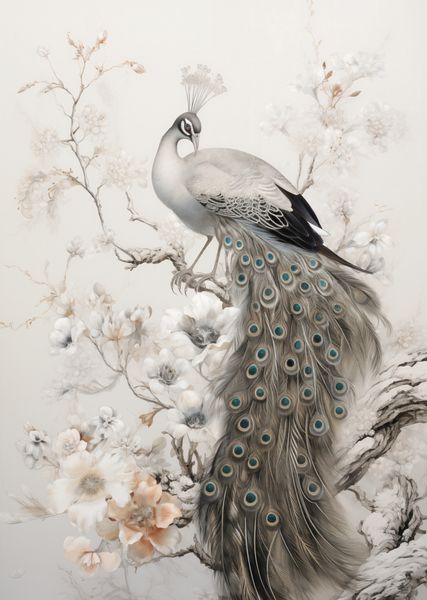Plakat 67,5x95cm Pawia Gracja zdjęcie 1