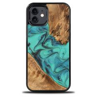 etui bewood unique na iphone 12 / 12 pro - turquoise
