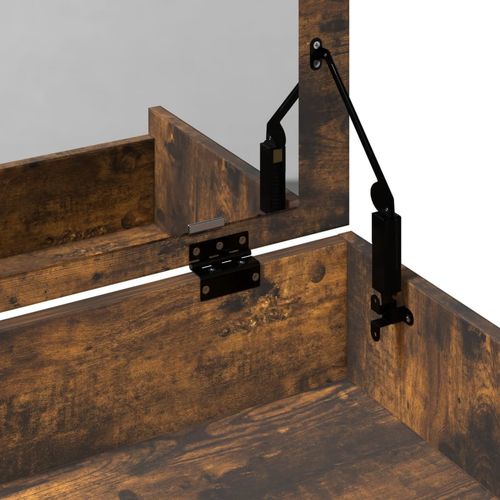 Toaletka ze stołkiem, przydymiony dąb, 60x40x113,5 cm na Arena.pl