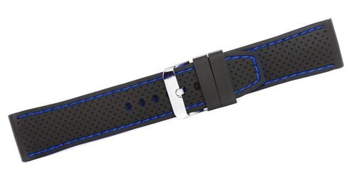 pasek silikonowy czarno-granatowy u17-20-4 na Arena.pl