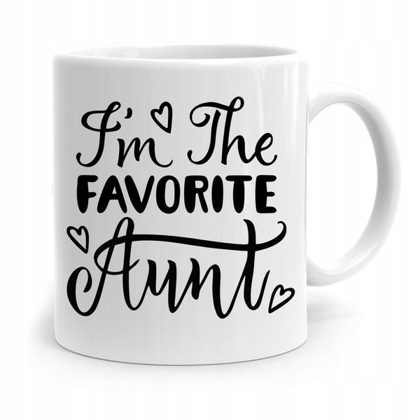 Kubek Prezent Dla Cioci Ciotki In The Favorite Z Nadrukiem Ze Zdjęciem zdjęcie 1