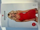 DRESS D-307 DRES RED S/M Sukienka