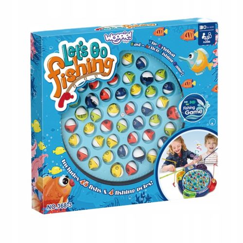 GRA ZRĘCZNOŚCIOWA RODZINNA ŁOWIENIE RYBEK WĘDKOWANIE 4 OS. WOOPIE na Arena.pl
