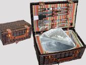 Kosz piknikowy z zastawem do grillowania