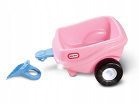Little Tikes Przyczepa PRINCESS COZY COUPE Różowa do samochodów z zaczepem