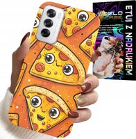 ETUI DO OPPO RENO12 5G - SŁODKIE UŚMIECHNIĘTE PIZZE CASE + FOLIA