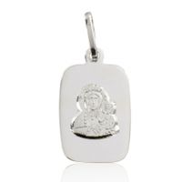 SREBRNY MEDALIK Z MATKĄ BOSKĄ CZĘSTOCHOWSKĄ PRÓBA SREBRA 925 GRAWER GRATIS!