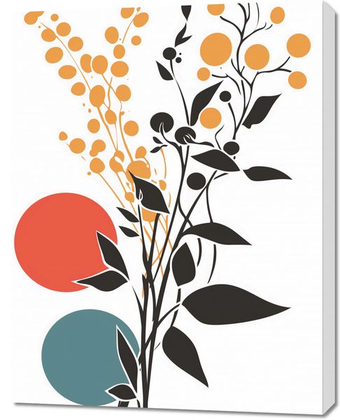 Obraz 70x90cm Rozkwitające Życie zdjęcie 1