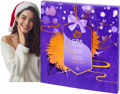 KALENDARZ ADWENTOWY ZESTAW Z KOSMETYKAMI 24 SZT PREZENT DLA KOBIET VEGAN na Arena.pl