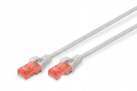Patchcord Digitus U/UTP 6 RJ45 / RJ45 2 m szary