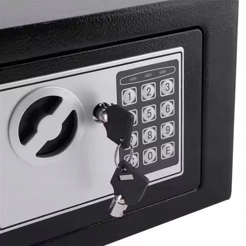 SEJF DOMOWY STALOWY KASETKA ZAMEK ELEKTRONICZNY CYFROWY SZYFR KLUCZ SOLIDNY na Arena.pl