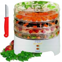 Suszarka Do Grzybów Owoców NIEWIADÓW 970.02 PS 500W + GRATIS Nożyk