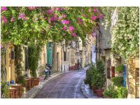 120CM 80CM OBRAZ ŚCIENNY DOMY DZIELNICY PLAKA