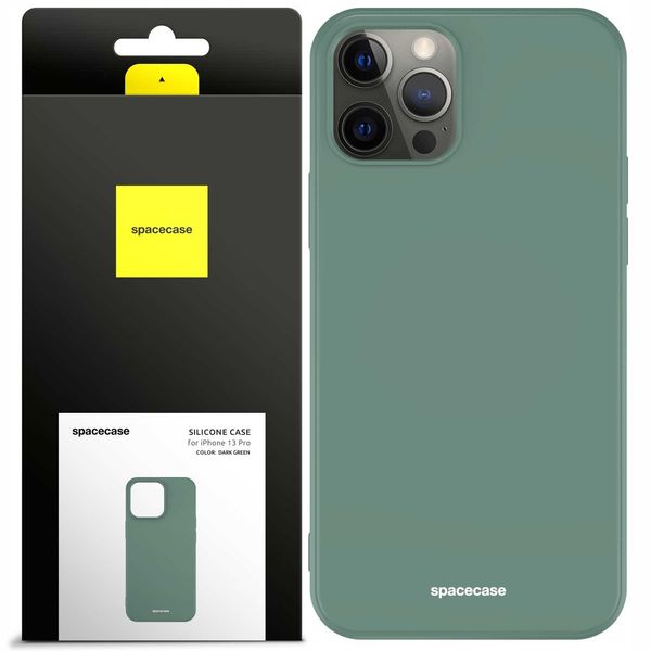 Spacecase Silicone Case Iphone 13 Pro Dark Green zdjęcie 1
