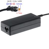 2 x Zasilacz do notebook HP 4,8x1,7mm 1,5V 65W 3,5A