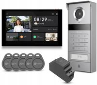 WIDEODOMOFON EZVIZ TP9 PRO BRELOKI NFC APLIKACJA FURTKA BRAMA 2-Żyłowy