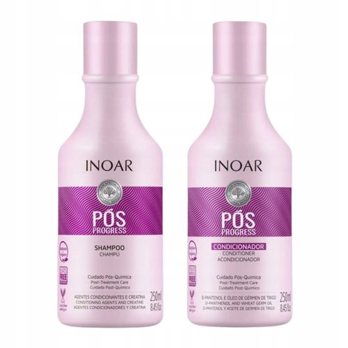 Zestaw Prezentowy szampon odżwyka Po Keratynie 2x250ml Inoar pos progress na Arena.pl