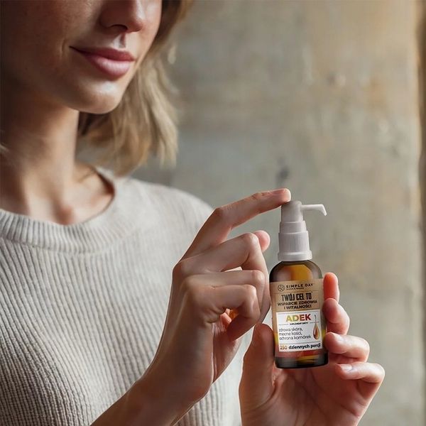 ADEK WITAMINA KROPLE A + D3 + E + K2 MK-7 | 250 PORCJI DZIENNYCH zdjęcie 11