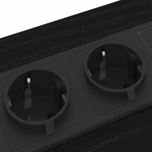 Szafka Nocna z szufladą 2 pcs Czarny dąb 42 x 41 x 61 cm na Arena.pl