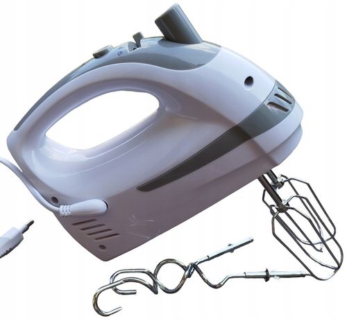 MIKSER RĘCZNY ROBOT KUCHENNY MOCNY 5 BIEGÓW 4 KOŃCÓWKI na Arena.pl